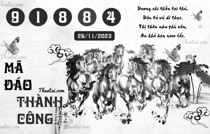 MÃ ĐÁO THÀNH CÔNG 11/11/2023