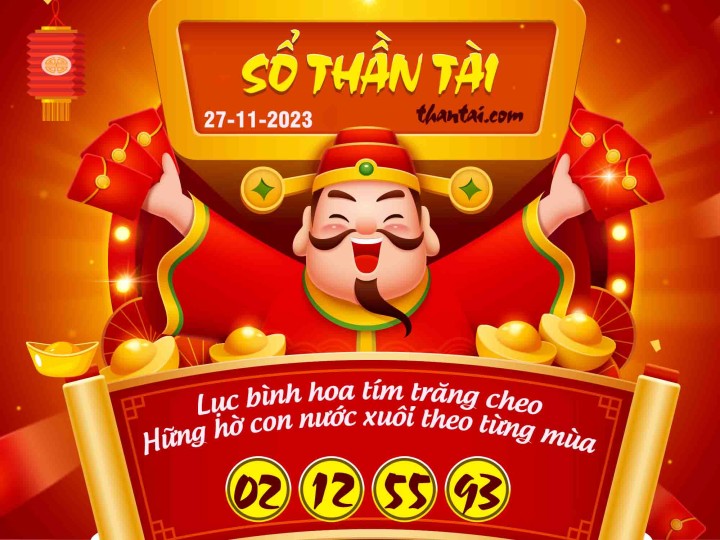 SỔ THẦN TÀI 12/11/2023