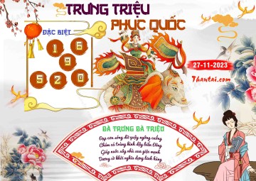 Trưng Triệu Phục Quốc 27/11/2023