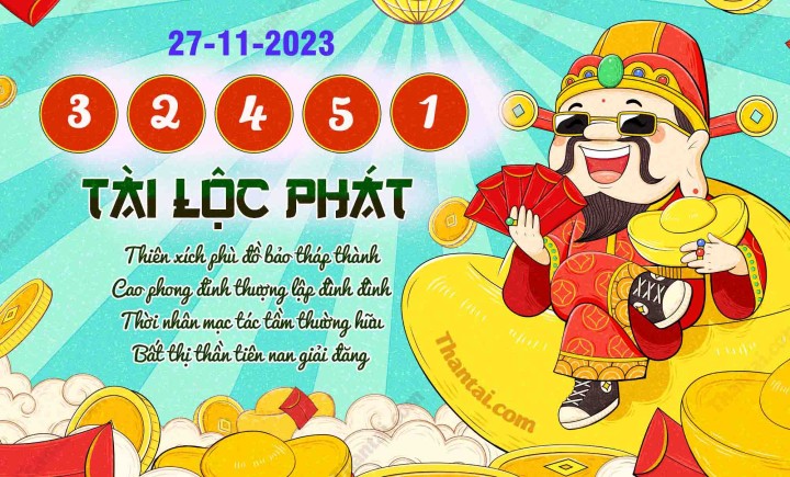 Tài Lộc Phát 12/11/2023