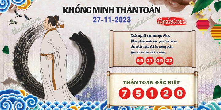 Khổng Minh Thần Toán 12/11/2023