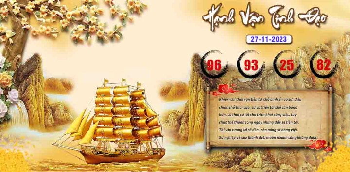 Hạnh Vận Tinh Đạo 12/11/2023