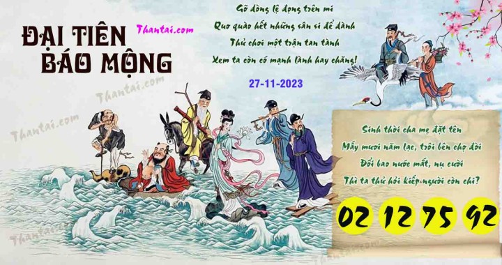 Đại Tiên Báo Mộng 13/11/2023