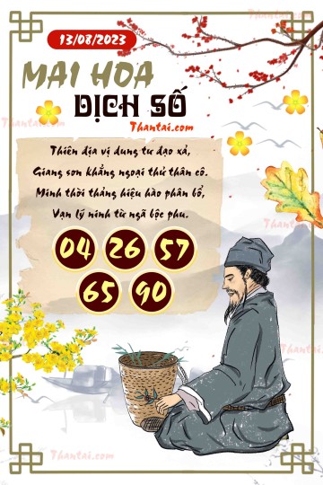 Mai Hoa Dịch Số 13/08/2023