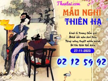 Mẫu Nghi Thiên Hạ 27/11/2023