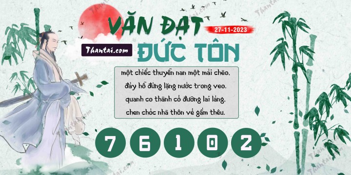 Văn Đạt Đức Tôn 12/11/2023