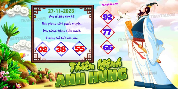 THIÊN MỆNH ANH HÙNG 12/11/2023