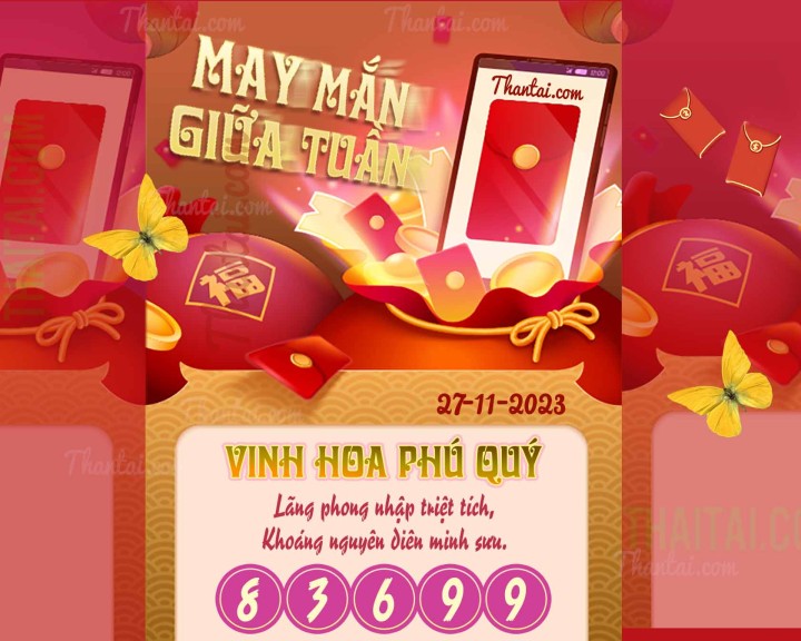 May Mắn Giữa Tuần 12/11/2023