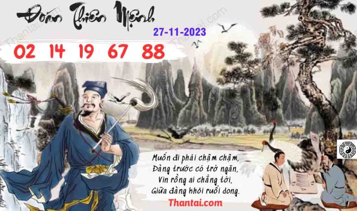 Đoán Thiên Mệnh 12/11/2023