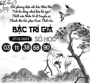 BẬC TRÍ GIẢ SỐ HỌC 27/11/2023