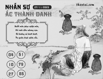 NHẪN SỰ ẮC THÀNH DANH 27/11/2023