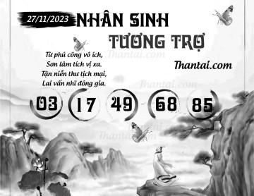 NHÂN SINH TƯƠNG TRỢ 27/11/2023