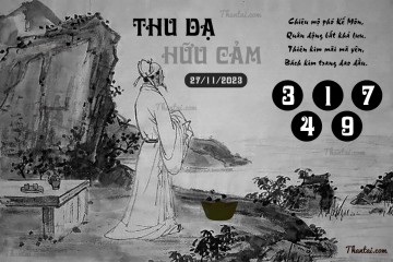 THU DẠ HỮU CẢM 27/11/2023