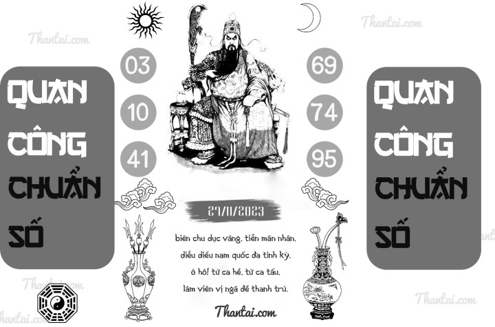 QUAN CÔNG CHUẨN SỐ 12/11/2023