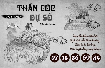 THẦN CÓC DỰ SỐ 27/11/2023