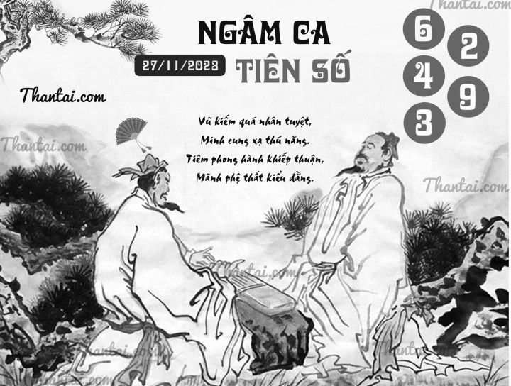 NGÂM CA TIÊN SỐ 12/11/2023