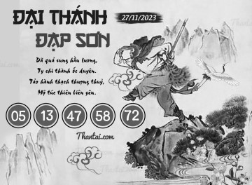 ĐẠI THÁNH ĐẠP SƠN 27/11/2023