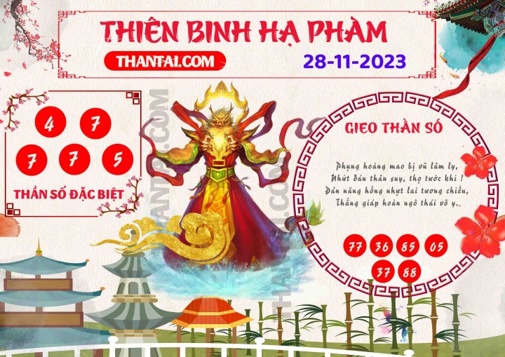 Thiên Binh Hạ Phàm 13/11/2023