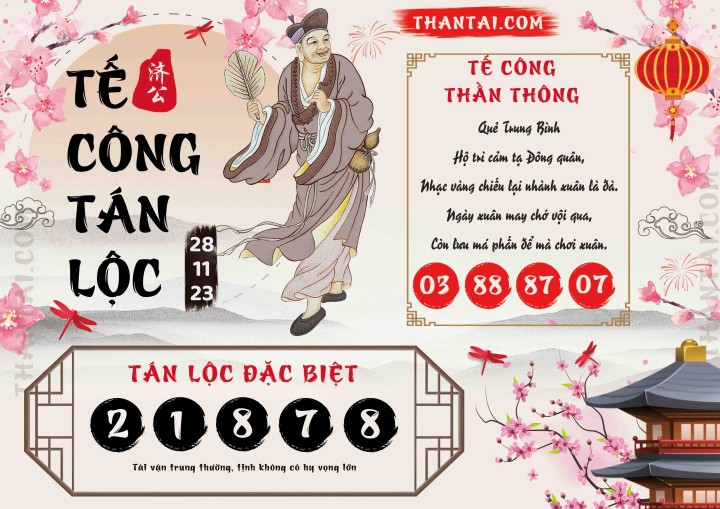 Tế Công Tán Lộc 13/11/2023
