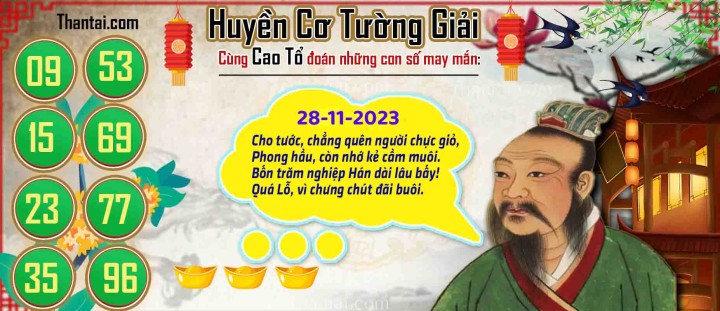 Huyền Cơ Tường Giải 13/11/2023