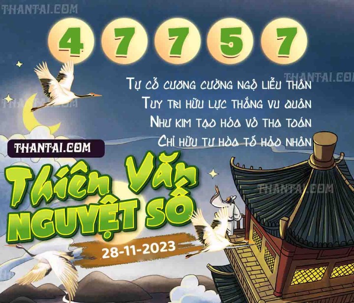 THIÊN VĂN NGUYỆT SỐ 13/11/2023