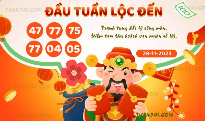 ĐẦU TUẦN LỘC ĐẾN 13/11/2023