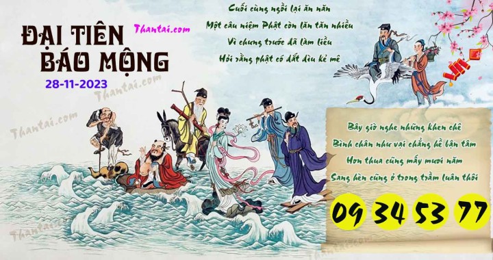 Đại Tiên Báo Mộng 13/11/2023