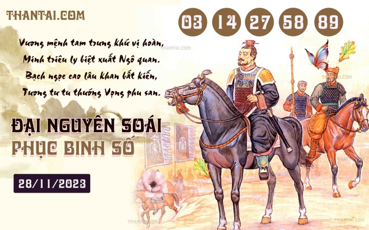 Đại Nguyên Soái 13/11/2023