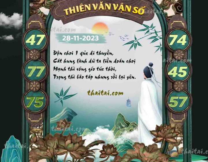 THIÊN VĂN VẬN SỐ 13/11/2023