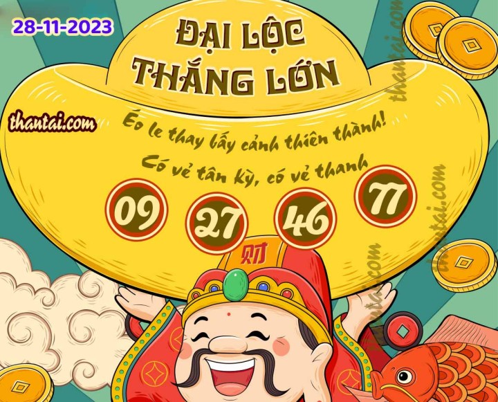 ĐẠI LỘC THẮNG LỚN 13/11/2023