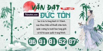 Văn Đạt Đức Tôn 28/11/2023