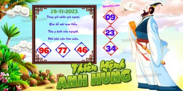 THIÊN MỆNH ANH HÙNG 28/11/2023