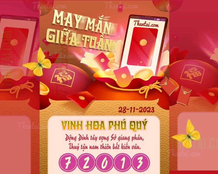 May Mắn Giữa Tuần 13/11/2023