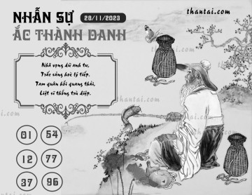 NHẪN SỰ ẮC THÀNH DANH 28/11/2023