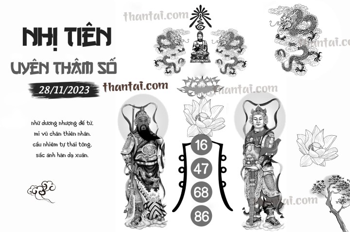 NHỊ TIÊN UYÊN THÂM SỐ 13/11/2023