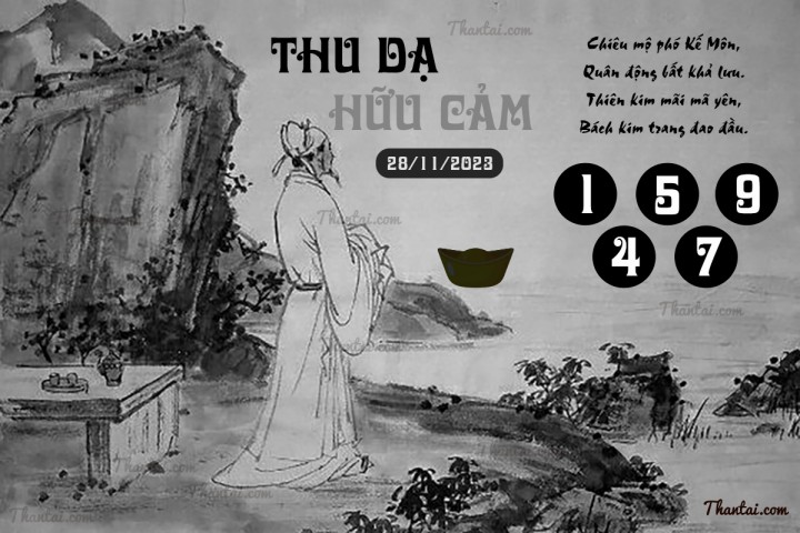 THU DẠ HỮU CẢM 13/11/2023