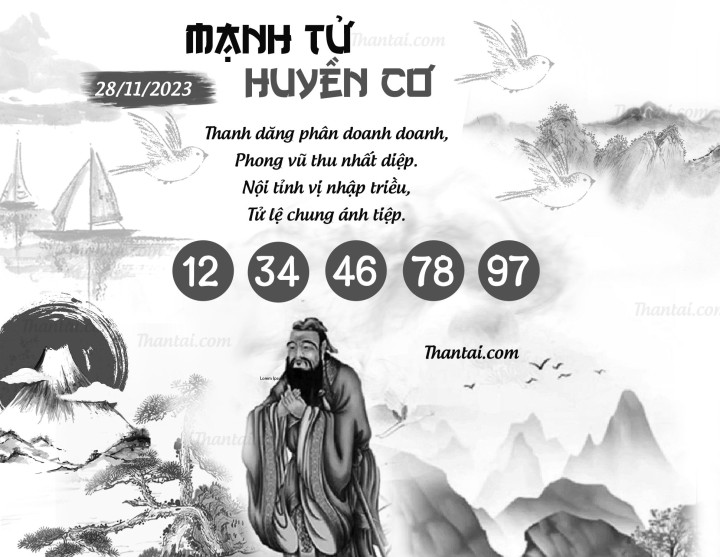 MẠNH TỬ HUYỀN CƠ 13/11/2023