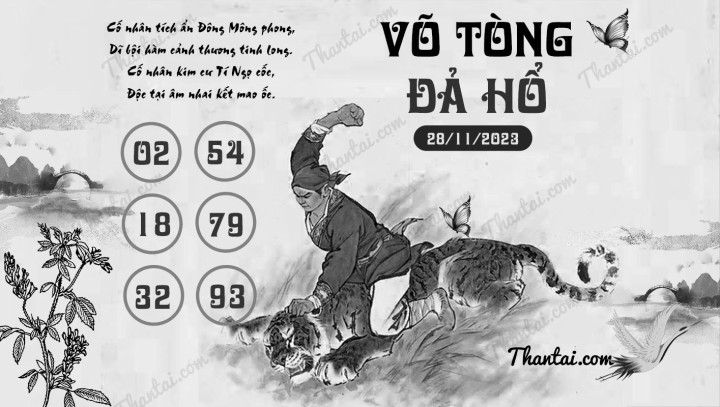 VÕ TÒNG ĐẢ HỔ 13/11/2023