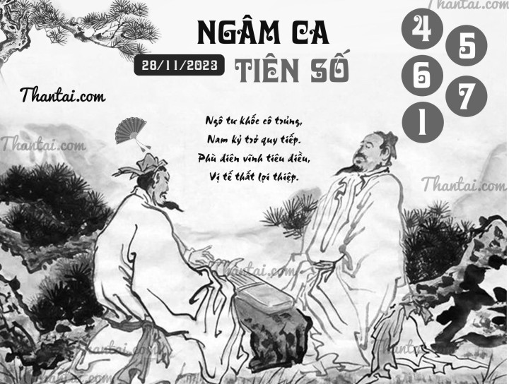NGÂM CA TIÊN SỐ 13/11/2023
