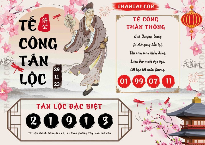 Tế Công Tán Lộc 14/11/2023