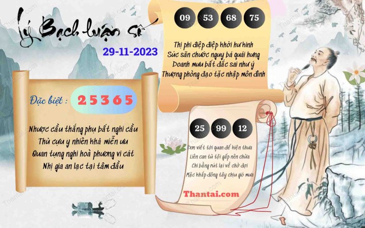 Lý Bạch Luận Số 14/11/2023