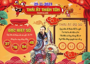 Thái Ất Thiên Tôn 29/11/2023