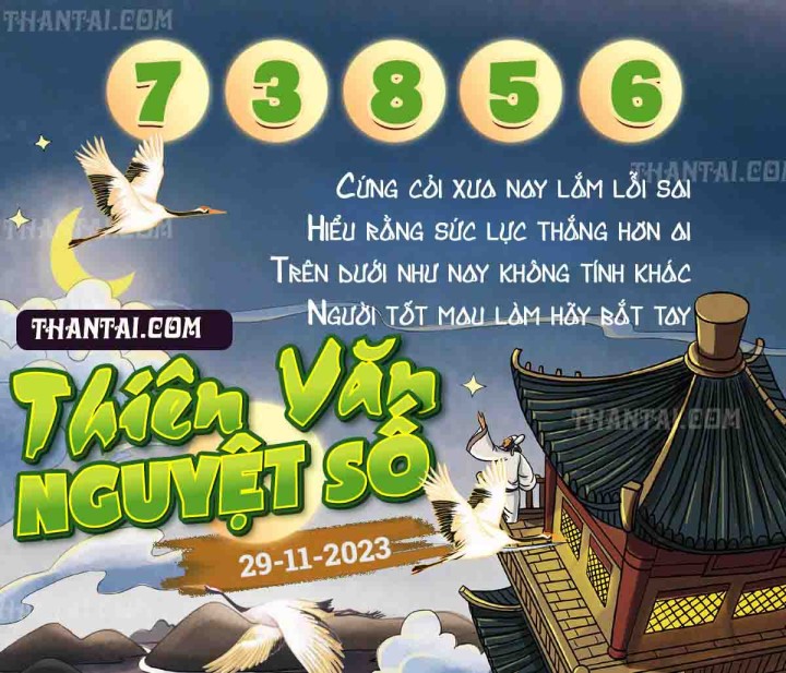 THIÊN VĂN NGUYỆT SỐ 14/11/2023