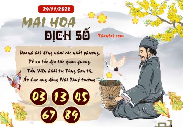 Mai Hoa Dịch Số 29/11/2023