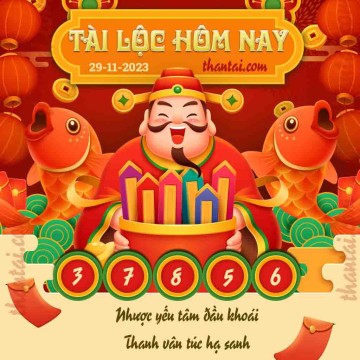 Tài Lộc Hôm Nay 29/11/2023