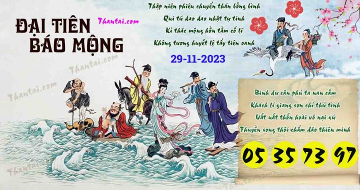 Đại Tiên Báo Mộng 14/11/2023