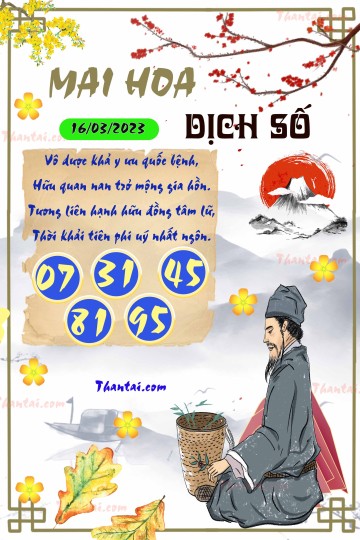 Mai Hoa Dịch Số 16/03/2023