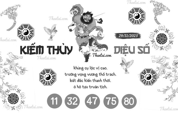 KIẾM THỦY DIỆU SỐ 14/11/2023