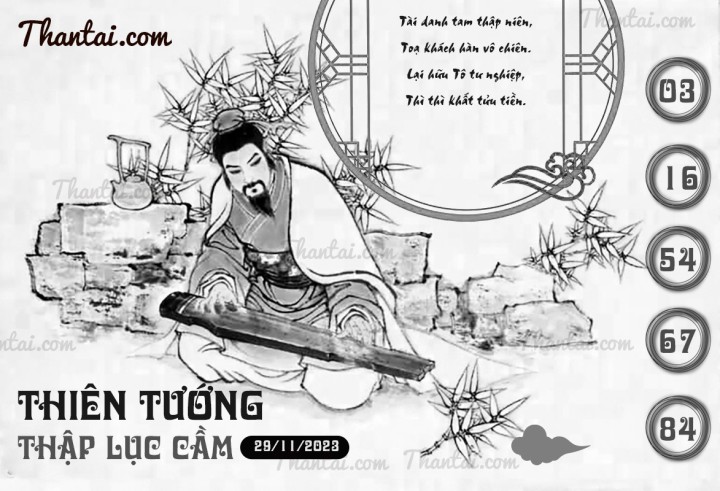 THIÊN TƯỚNG THẬP LỤC CẦU 14/11/2023