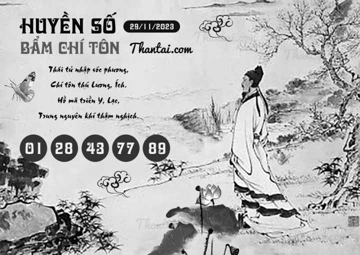 HUYỀN SỐ BẨM CHÍ TÔN 14/11/2023